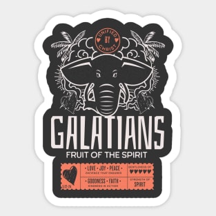 Galatians - Fruit of the Spirit with Elephant Sticker